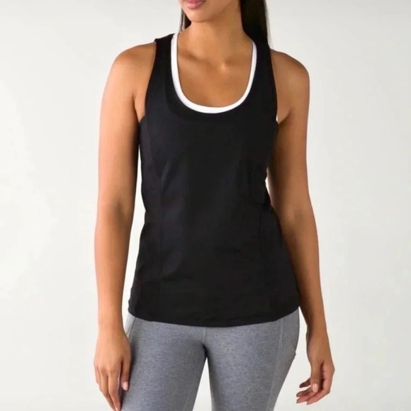 Lululemon RARE Black Sweaty Or Not Tank - Picture 1 of 5